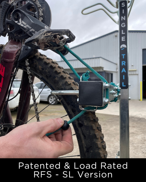 Single track bike rack sale